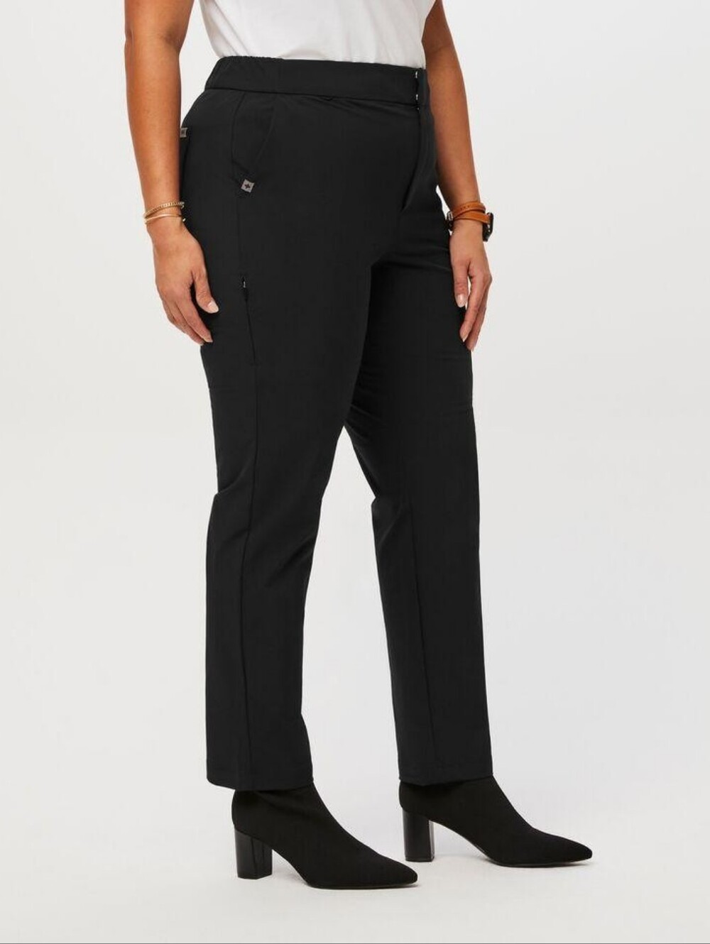 *NWT* Figs FIGSPRO Skinny Zip Fly Trouser in Black - XXS